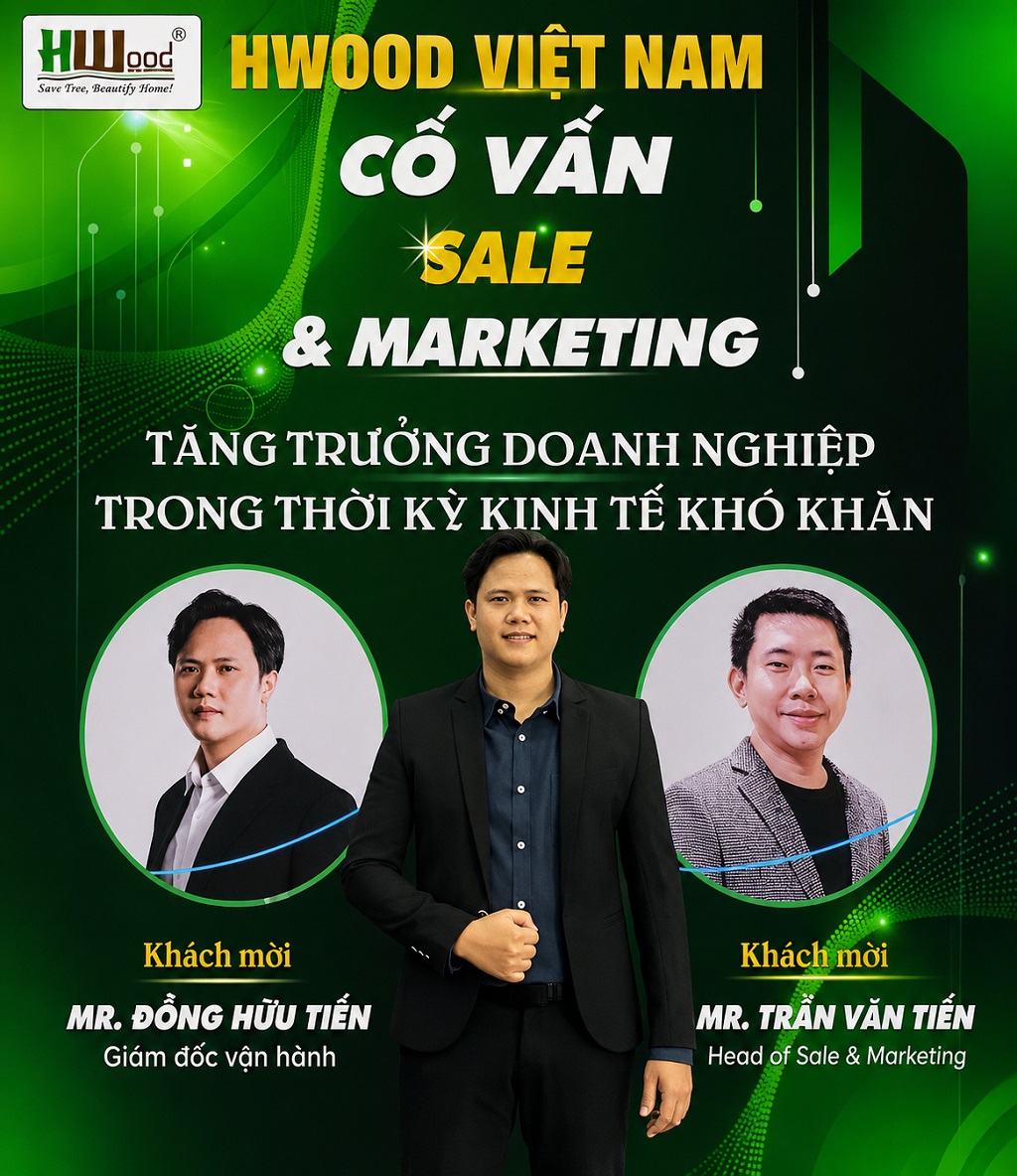 Cố vấn và chuyên gia đào tạo sale thực chiến tại công ty nội thất Hwood Việt Nam